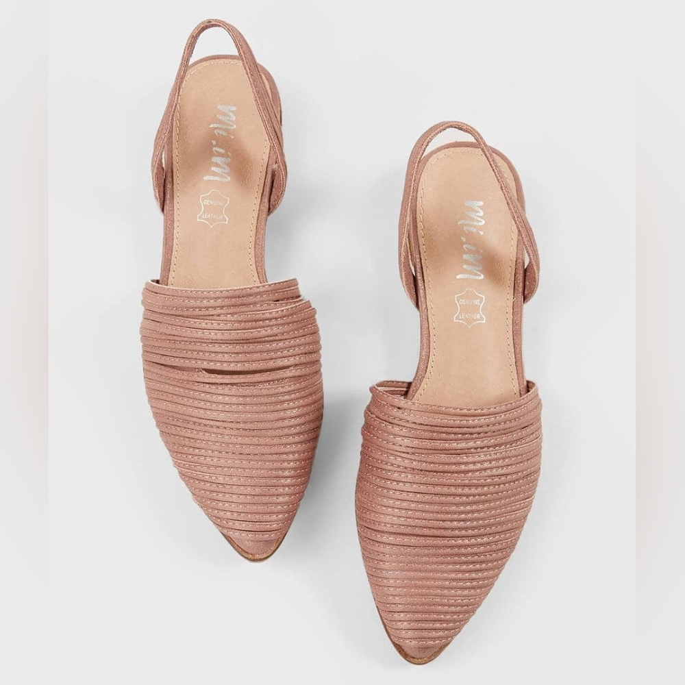 MI.IM Sydney Shoe, Size 8, Dusty Rose, Strappy Mule, Like NEW!